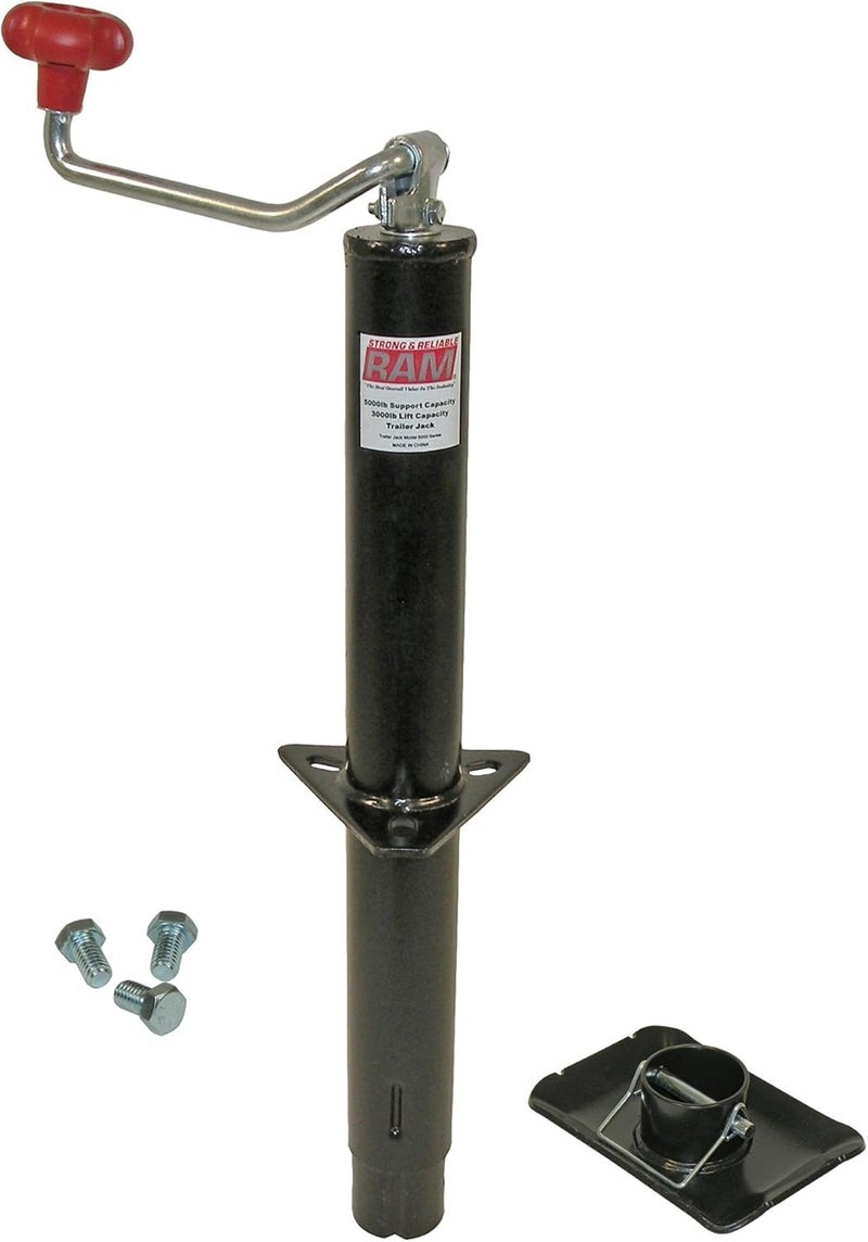 A-Frame Trailer Jack with Foot and Mounting Hardware